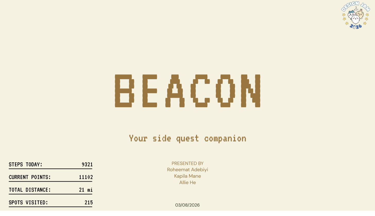 Beacon presentation title slide